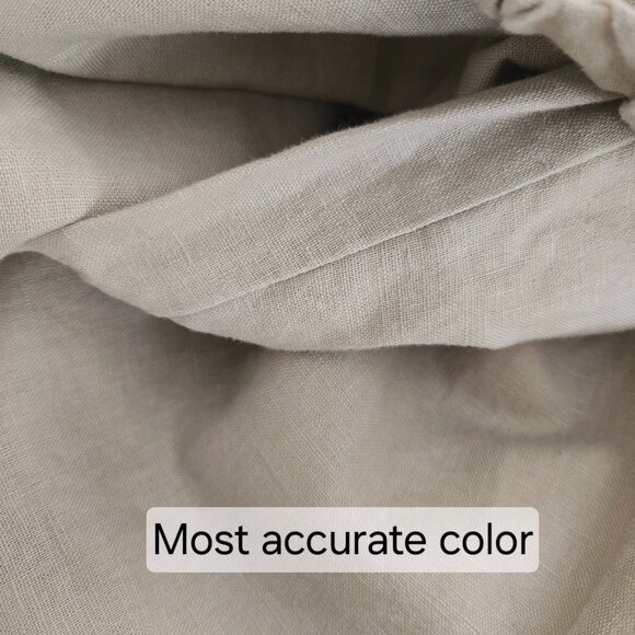 J Crew Natural Linen Cotton Cropped Pants Size 6 - Picture 7 of 9